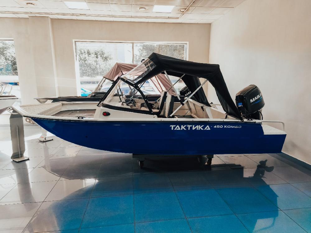 Тактика 450 Комбо + мотор MARLIN MFI 60 AERTLU